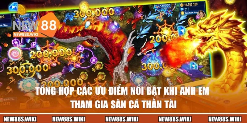 Thế mạnh vượt trội khi người chơi tham gia game săn cá long vương