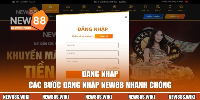 Hướng dẫn đăng nhập chi tiết từ A-Z cho newbie