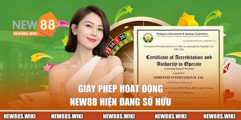 Giấy phép hoạt động uy tín